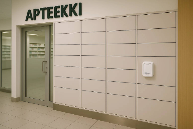 Temperaturovervåking av medisindispensere - lokalt punkt