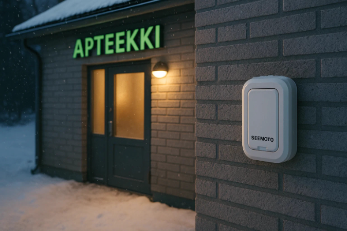 Temperaturovervåking av en medisindispenser - fjernkontrollpunkt